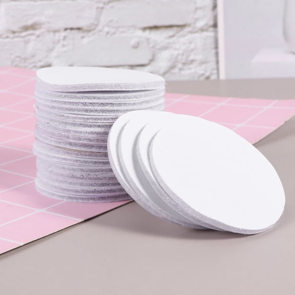 HINTRMENT 40Pcs Bed Sheet Secure Straps Double Sided Adhesive Fixed Sticker White Nylon Square Anti Skid Fixer