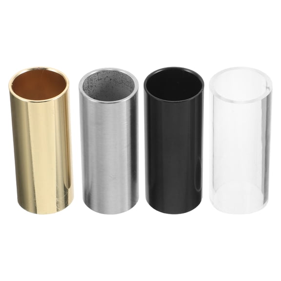 HINTRMENT 4Pcs Assorted Color Guitar Slides for Electric and Acoustic Guitar Performance