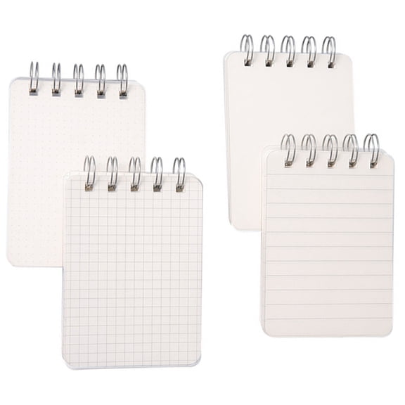 HINTRMENT 4Pcs Blank Flash Cards Dot Grid Index Cards for Memo Recording and Archiving At Home