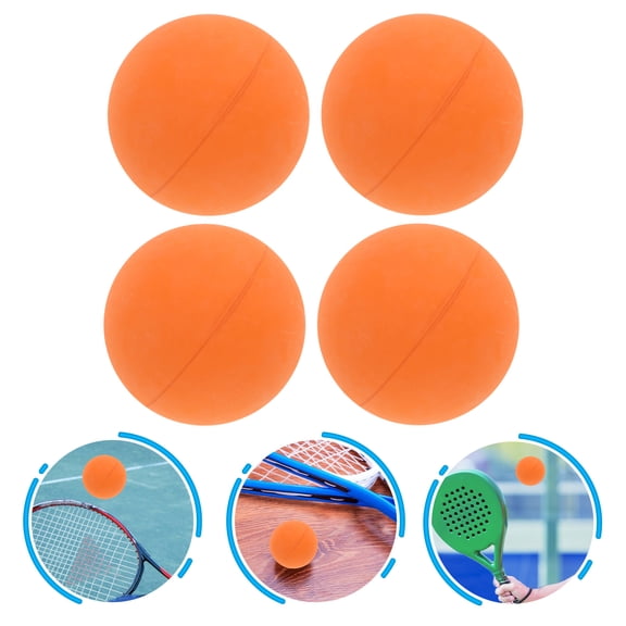 HINTRMENT 4Pcs Bouncy Balls Bulk for Advanced Players Home Use 6.00X6.00X6.00CM
