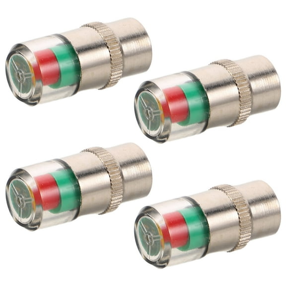 HINTRMENT 4Pcs Car Tire Pressure Monitor Valve Caps Easy Install for Optimal Tire Performance
