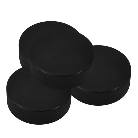 HINTRMENT 4Pcs Ice Hockey Black for Indoor Hockey Training and Practice
