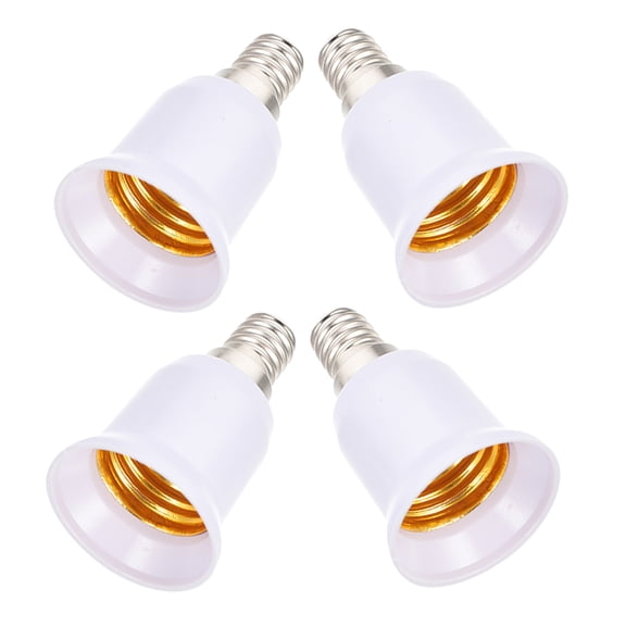HINTRMENT 4-Pack Light Bulb Socket Base Adapter for Easy Installation in Hotel and Restaurant Lighting Fixtures