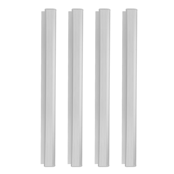 HINTRMENT Restaurant Order Ticket Holder Plated Silver Aluminum Sturdy Space Saving 4Pcs