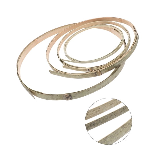 HINTRMENT 4Pcs Rattan Weaving Strips Multi Color for Wicker Chair Repair and Handmade Basket Projects