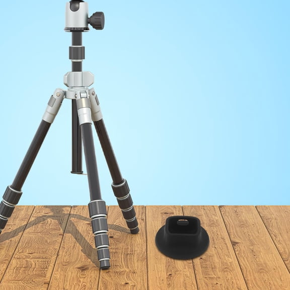 HINTRMENT 4Pcs Silicone Camera Mount Stand Stable Non Slip Lightweight Black Desktop Support Base for Home Use
