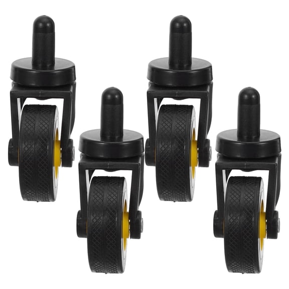 HINTRMENT 4Pcs Smooth Rolling Replacement Wheels for Trolley and Utility Cart Use