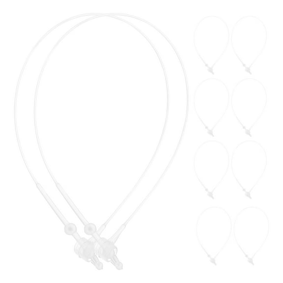 HINTRMENT 5000Pcs Clear Plastic Fasteners for Decorative and Securing Crafts