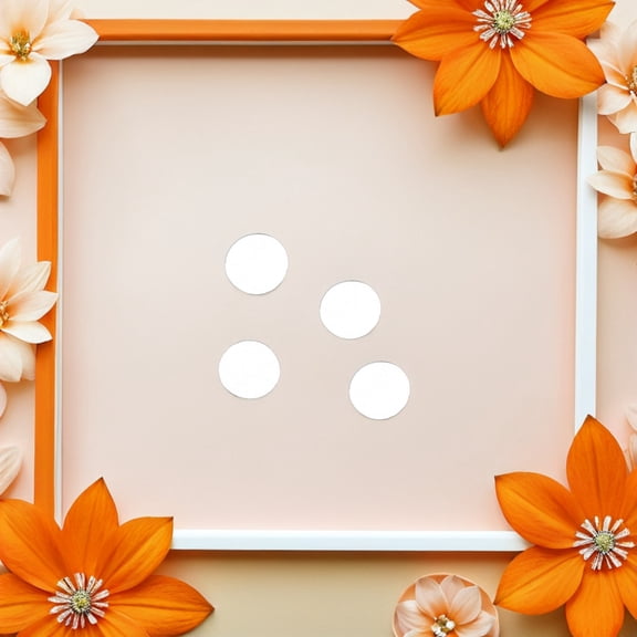 HINTRMENT 500pcs Transparent DoubleSided Adhesive Dots for Home Use with High Adhesion and ResidueFree Design
