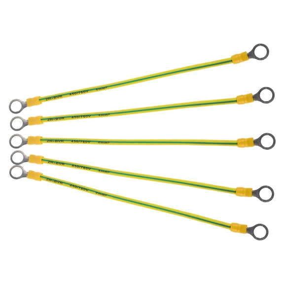 HINTRMENT 5Pcs Automotive Engine Ground Strap Copper Cable for Vehicle Grounding and Electrical Stability