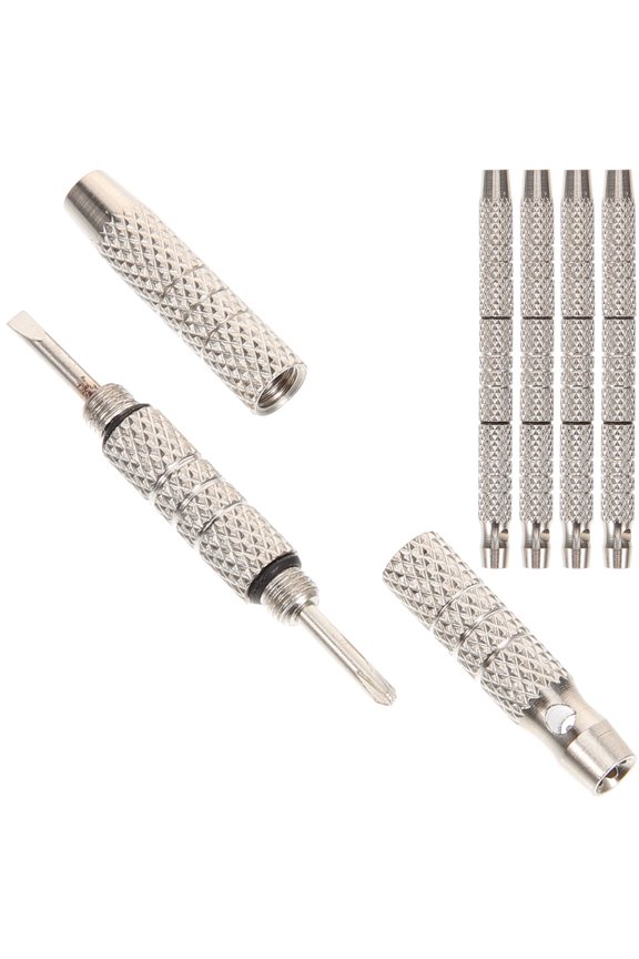 5pcs Watchmakers Tools Iron Silver MultiFunctional Design for Accessories Maintenance Back to School