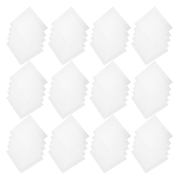 HINTRMENT 60Pcs Cellulose Filter Paper for Lab Use White Absorbent Scientific Experiment Sheets
