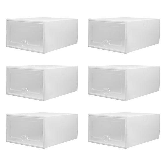 HINTRMENT 6Pack Storage Containers With Lids For General Users In Store Plastic
