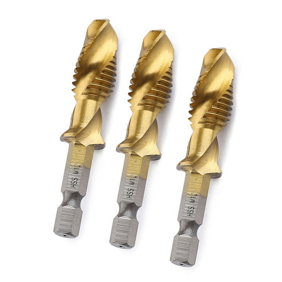 HINTRMENT 6Pcs Precision Drill Bit Set for Drilling Steel Engineering Use Stubby Design
