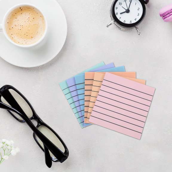 HINTRMENT Assorted Color Sticky Tabs Writing Pads Practical Portable Note Pads for Important Reminders