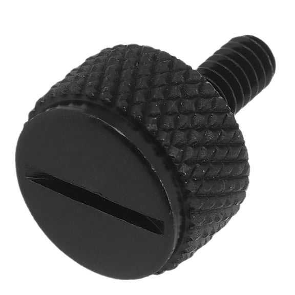 HINTRMENT Quick Release Knurled Thumb Motorcycle Seat Bolt Screw Black for Vintage and Modern Bikes