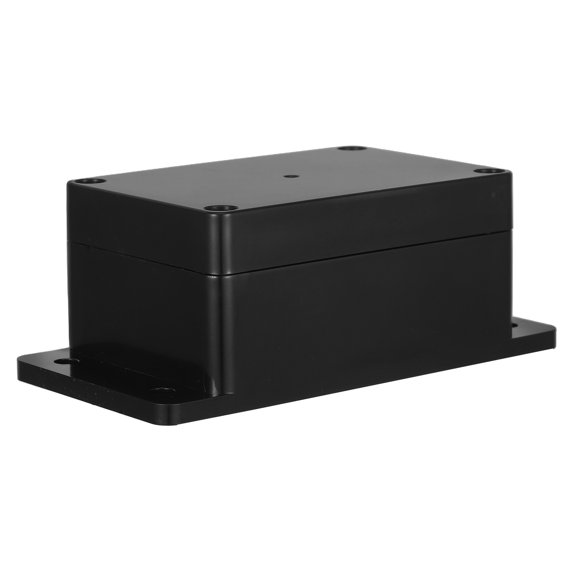 HINTRMENT Black Waterproof Plastic Project Box for Electrical Connections Outdoor Mountable Junction Enclosure