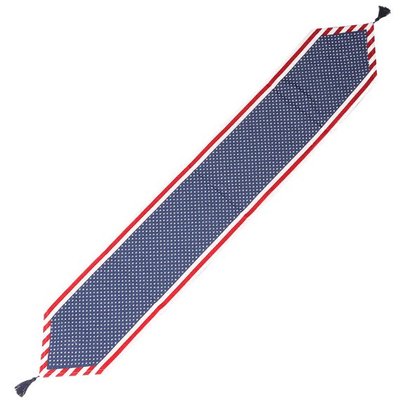 HINTRMENT Blue Table Runner Cloth Well-Distributed Texture for Special Events