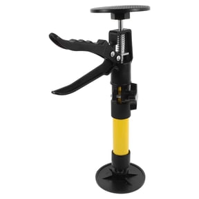 HINTRMENT Yellow Furniture Jack with Stainless Steel Construction - 1 Piece Heavy Duty Lifting Tool