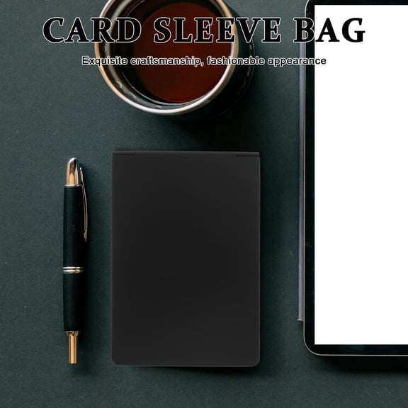 HINTRMENT Car Essential Black Driver License Sleeve Durable Insurance Case and Id Card Holder