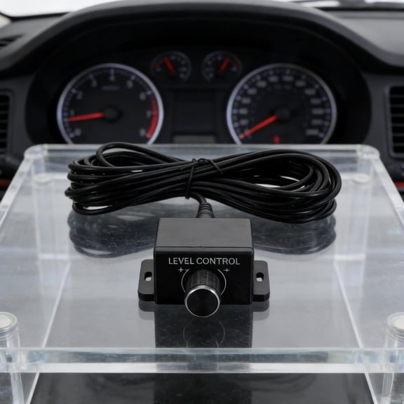 HINTRMENT Car Audio Volume Knob with 5 Meter Cable for Subwoofer and Speaker Control