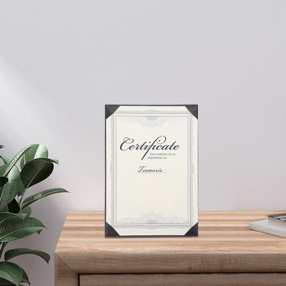 HINTRMENT Waterproof Black Graduation Diploma Frame and Certificate Holder for Document Display