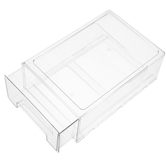 HINTRMENT Clear Plastic Drawer Storage Box for Cake Storage and Small Gadget Organization