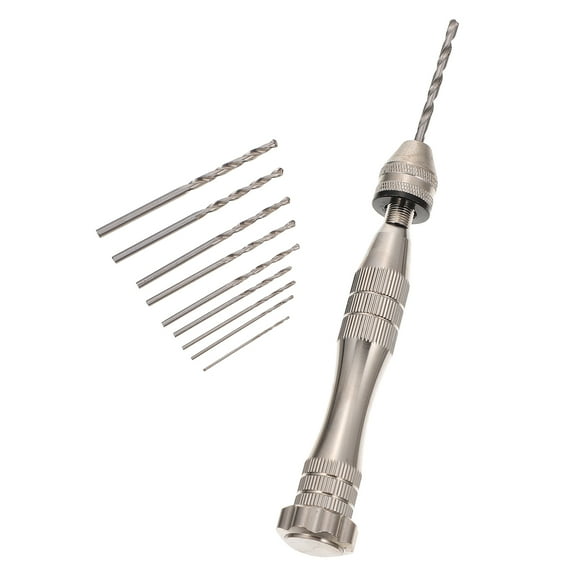 HINTRMENT Compact Mini Hand Drill for Crafts 1 Set Durable Construction