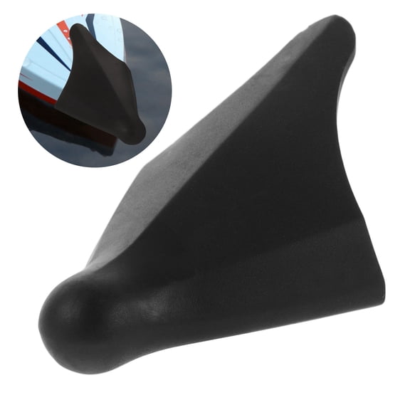 HINTRMENT Durable Black Plastic Boat Bow Protector Versatile Design for Boats