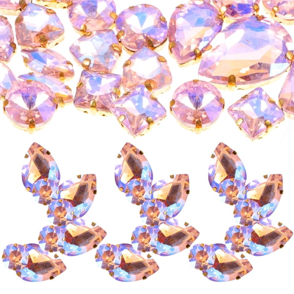 HINTRMENT Phone Case Decoration Kit with 50 Sew- Rhinestones for Women Crafting Enthusiasts and Projects
