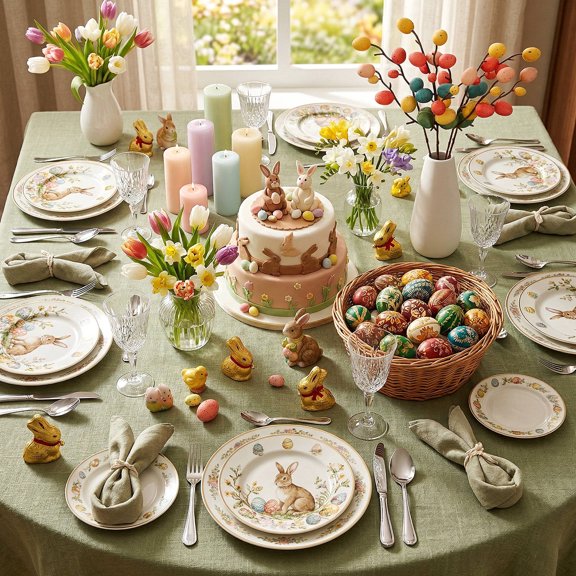 HINTRMENT Easter Flower Arrangement Eggs Assorted Colors for Decorative Seasonal Accents