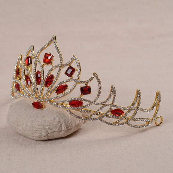 HINTRMENT European Style Tiara Rhinestone Bridal Crown 1Pcs For Women Wedding And Bridal Party Accessories
