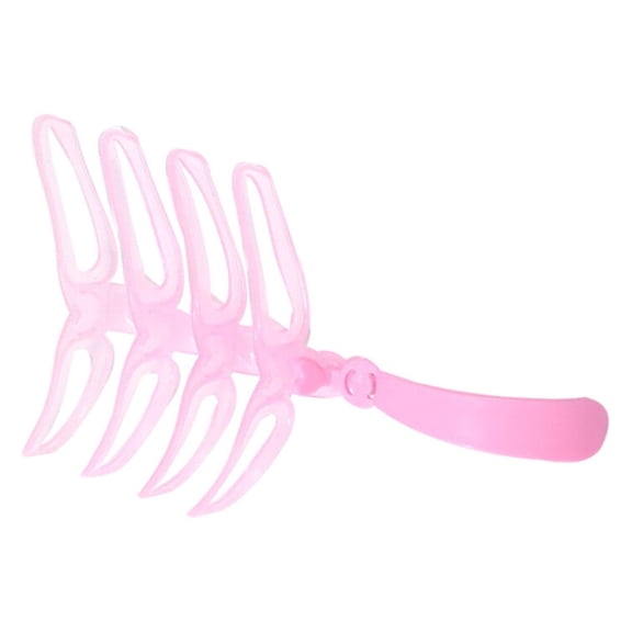 HINTRMENT Eyebrow Stencil Template 1Set Abs Pink 4 Shapes For Professional Salon And Daily Use