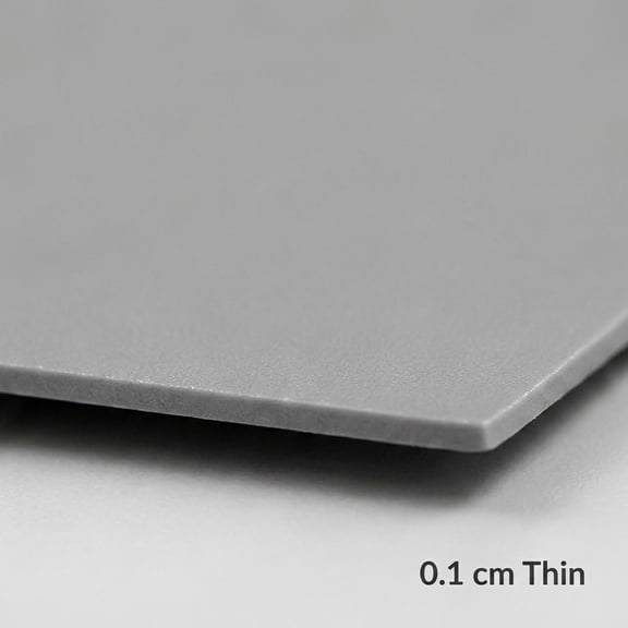 HINTRMENT Grey Background Board PVC Photo Backdrop with Portable Design for Home Photography Studio