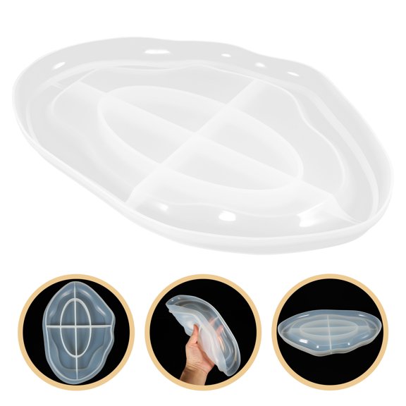 HINTRMENT Irregular Cloud Tray Silicone Mold for DIY Jewelry Casting Crafts