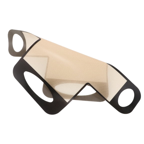 HINTRMENT Light Brown Silicone Baking Mat, Nonstick Reusable Oven Liner Sheet for Loaf Pans, Bread Baking and Roasting Use