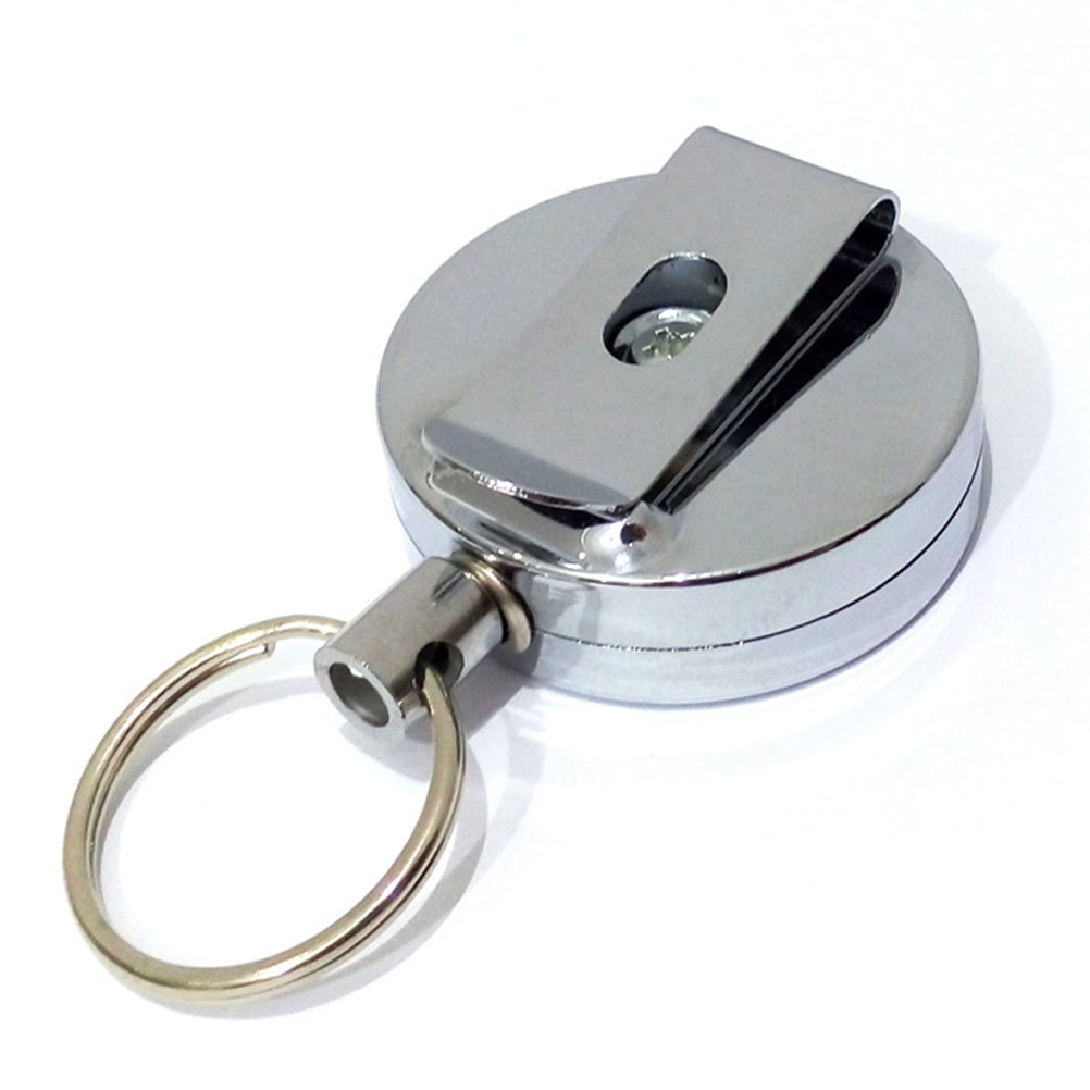 HINTRMENT Multi Color Metal Belt Key Clip with Retractable Design ...