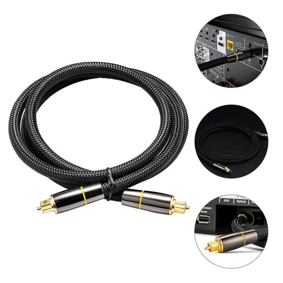 HINTRMENT Optical Audio Cable 1Set 150cm for Audio Equipment and Home Theater Enthusiasts