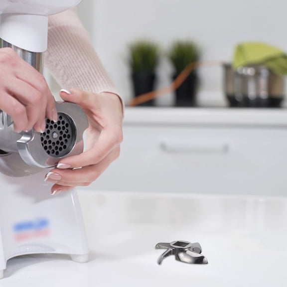 HINTRMENT Plated Silver Stainless Steel Meat Grinder Cutter Blade with Uniform Cutting for Kitchen Use