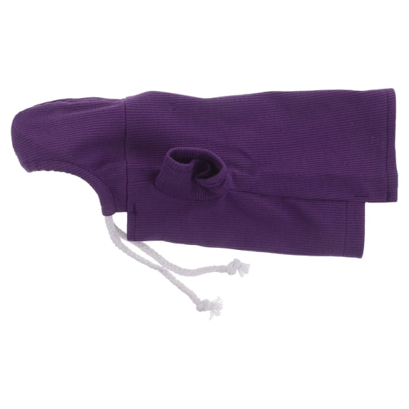 HINTRMENT Purple Fleece Ferret Hoodie Small Animal Sweater Warm Pet Vest for Rabbits Guinea Pigs Hamsters