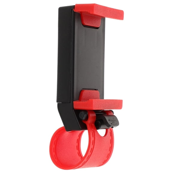 HINTRMENT Red Plastic Clamp Shape Car Wheel Phone Holder 1Set For Smartphone Support