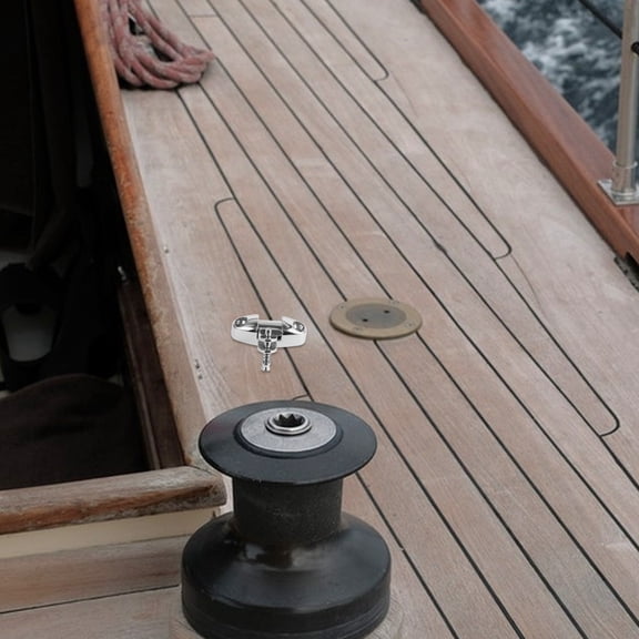 HINTRMENT Rotatable 1Pack 316 Stainless Steel Silver Deck Hinge for Boat and Yacht Accessories in Marine Environment