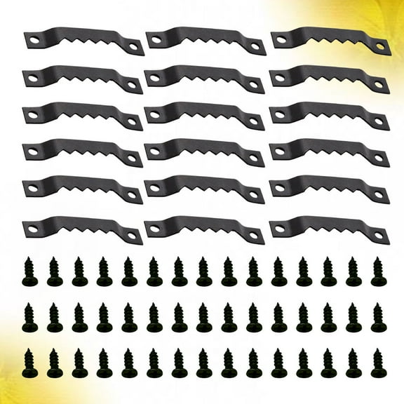 HINTRMENT Serrated Picture Hangers 150Pcs Metal for Home and Craft Projects Photo Frames