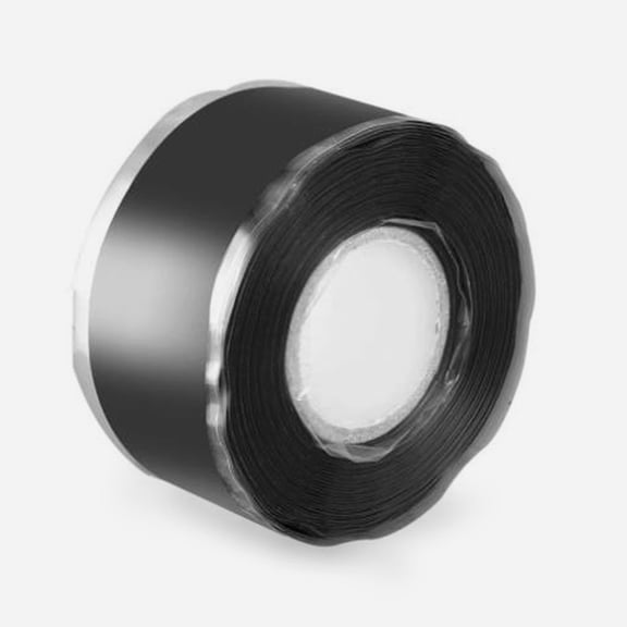 HINTRMENT Putty For Wall Holes Self Fusing Silicone Tape Black Emergency Use 1Set