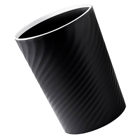 HINTRMENT Spacious Capacity Trash Can Black Plastic Bag Holder Ring For Home Office 1Pcs