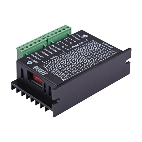 HINTRMENT Stepper Motor Driver with 4A Current Black Semi Enclosed Chassis for Cnc Motor Control