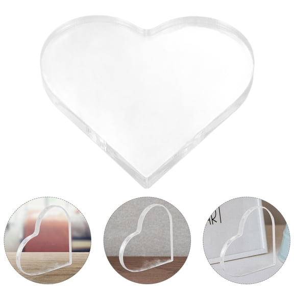 HINTRMENT Clear Transparent Acrylic Board for DIY Projects with Smooth Edges Lightweight Design and Unique Shape