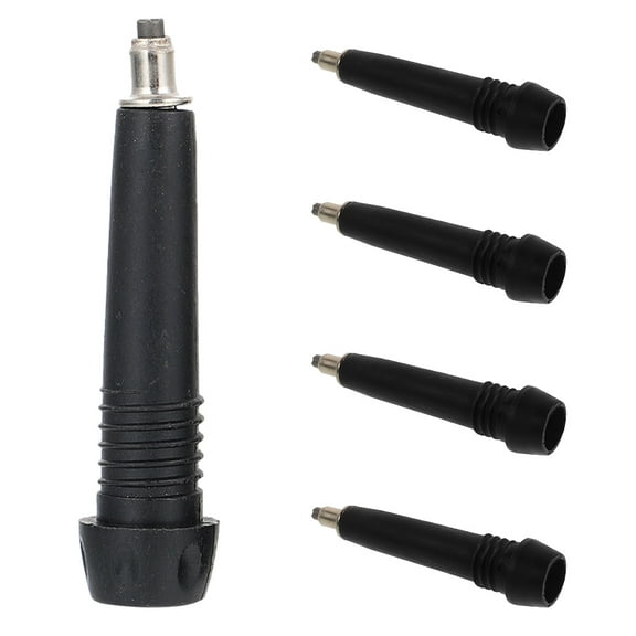 HINTRMENT Trekking Pole Replacement Tips 5Pcs for Hiking and Carbon Tungsten Steel