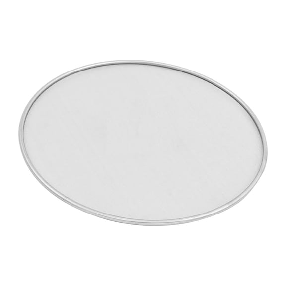 HINTRMENT White Stainless Steel Grease Cover for Frying Pan with Heat Even Distribution