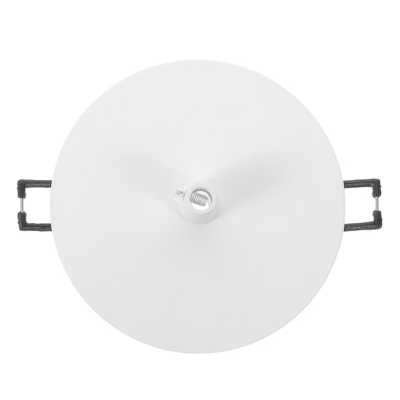 HINTRMENT White Metal Ceiling Light Base Plate for Pendant Light Quick Easy Installation